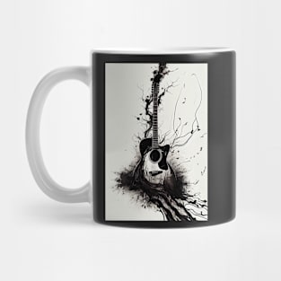 B&W Guitar Dreams Mug